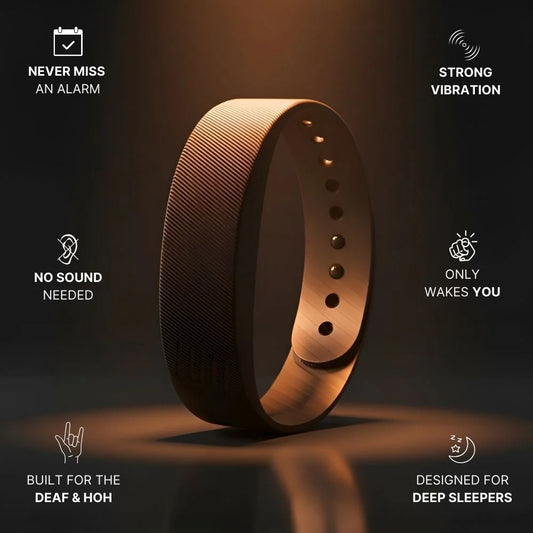 Calmr™ Band - Silent Vibrating Alarm for Deaf & HoH