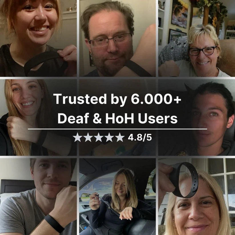 Calmr™ Band - Silent Vibrating Alarm for Deaf & HoH