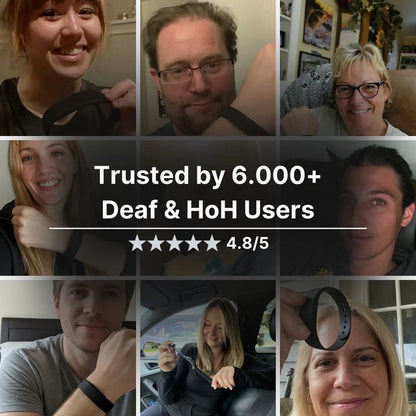 Calmr™ Band - Silent Vibrating Alarm for Deaf & HoH